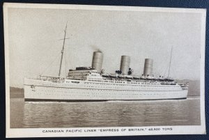 Mint Canada Real Picture Postcard Canadian Liner Empress Of Britain