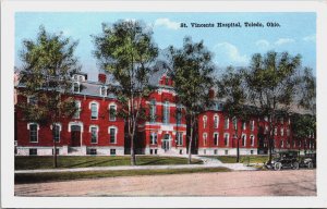 St Vincent's Hospital Toledo Ohio Vintage Postcard C160