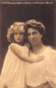 L077 German Royalty Princess Luisa of Tuscany and Princess Monika postcard
