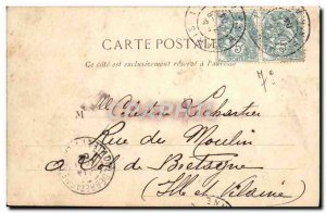 Old Postcard Paris Eiffel Tower