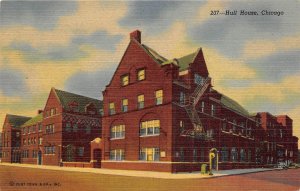 Chicago Illinois 1940s Postcard Hull House 