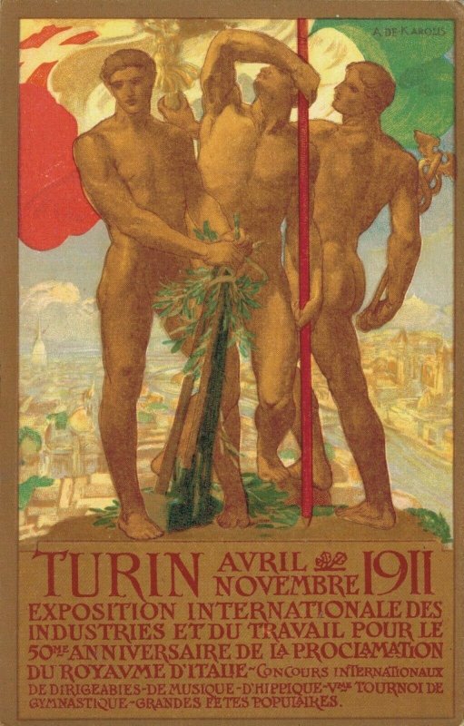 Italy Turin Avril Novembre 1911 RARE 03.43