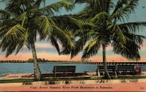 Florida Bradenton View Across Manatee River To Palmetto