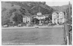 RPPC Hotel St Catherine Catalina Island, California Avalon 1920 Vintage Postcard