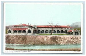 Fred Harvey Hotel Cardenas Trinidad CO Postcard Colorado