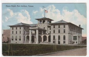 Plaza Hotel Port Arthur Texas 1916 postcard