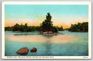 Canada~Needles @ Thousand Islands & St Lawrence River~Vintage Postcard