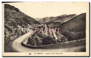 Old Postcard Sospel Laces From Col De Brauas