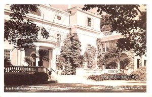 Front Entrance of the Roosevelt Home - Hyde Park, New York NY  