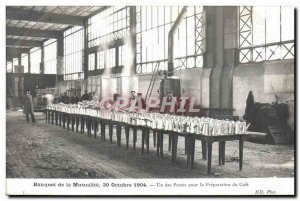 Old Postcard Banquet of the Mutualite October 30, 1904 One of the stations fo...