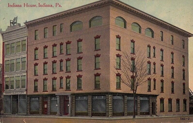 Postcard Indiana House Indiana PA