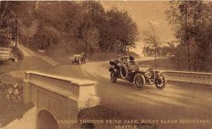 Washington  Seattle , Frink Park,  Antique Cars Mount Baker Boulevard