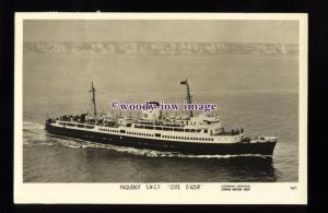 f1356 - French SNCF Ferry - Cote D'Azur - postcard