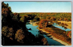Nelsons Hollow, Looking West, SW Miramichi Valley, New Brunswick, 1965 Postcard