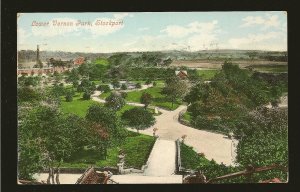 Postmark 1911 Toronto Ont Lower Vernon Park Stockport Valentine Postcard