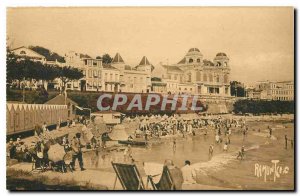 Old Postcard Royan Foncillon Beach