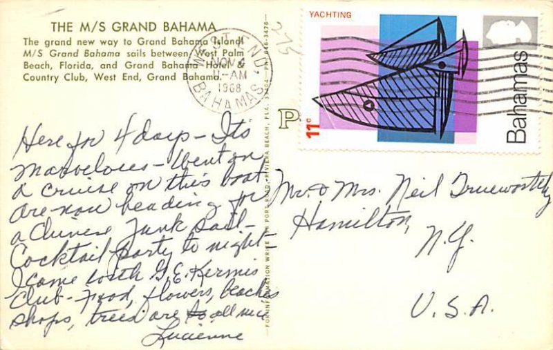 MS Grand Bahama Ferry Boat Ship 