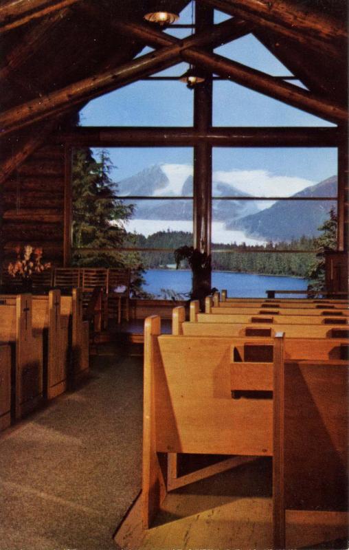 AK - Auke Bay. Chapel by the Lake, Interior (Alaska)