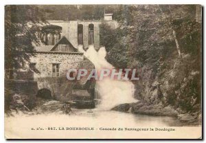 Old Postcard La Bourboule Cascade Dam on the Dordogne