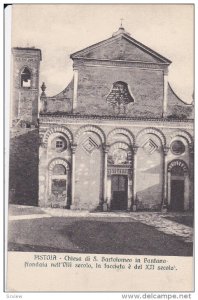 Chiesa Di S. Bartolomeo in Pantano, PISTOIA, Toscana, Italy, 00-10's