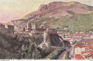 MONTE-CARLO, Monaco, 1900-1910s; Le Palais Du Prince Et La Tete De Chien, TUC...