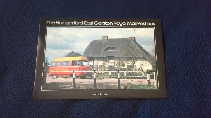 Colour Postcard The Hungerford East Garston Royal Mail Postbus -  East Garston