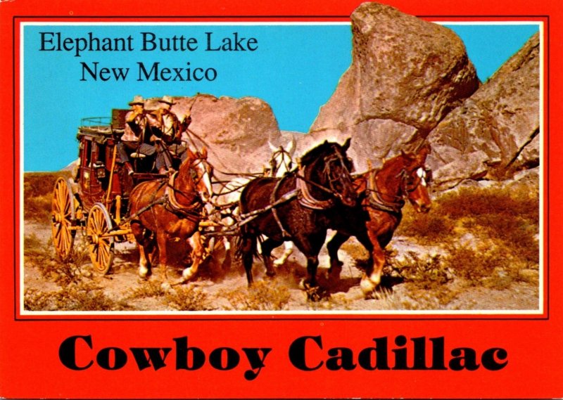 New Mexico Elephant Butte Lake Cowboy Cadillac