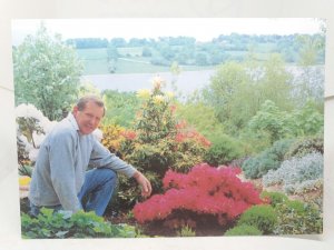 Geoff Hamilton at The Drought Garden Barnsdale Car Park Rutland Water Postcard