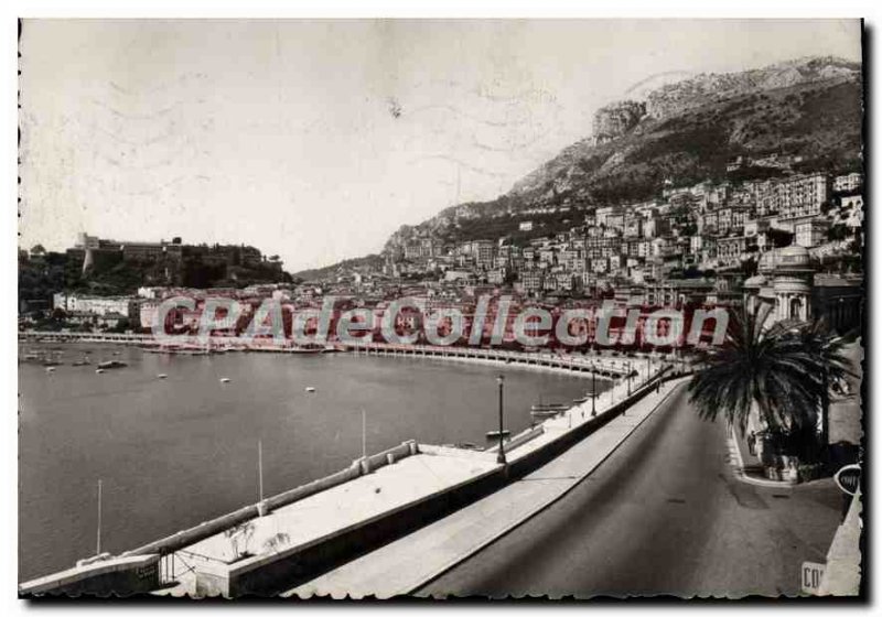 Modern Postcard Principality of Monaco View the Condamine and the Prince's Pa...