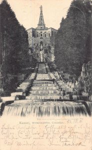 A627 Germany 1901 Kassel Wilhelmshoehe Cascaden Waterfall postcard