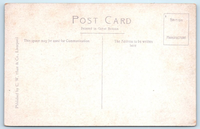 RMS Lusitania Steam Ship Ocean Liner Postcard Steamer