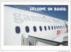 gambia bird airlines airplane , 80-90s