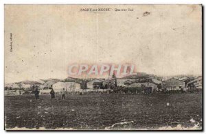 Old Postcard Pagny sur Meuse southern district