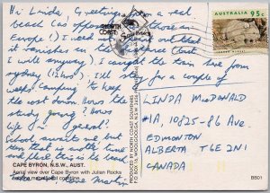 Cape Byron Australia Postcard Aerial View C12