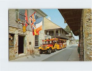 Postcard Sightseeing Trains, St. Augustine, Florida