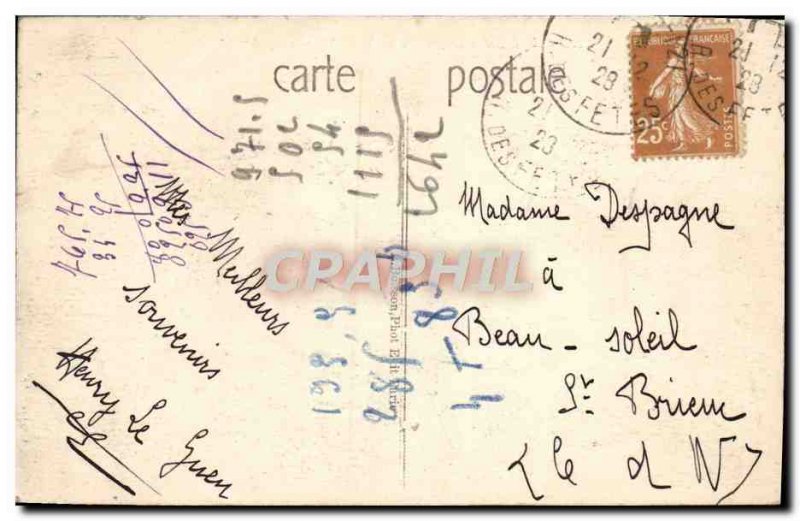 Old Postcard Paris Arc De Triomphe I & # 39Etoile