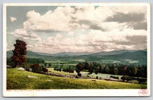 White Mountains New Hampshire~Scenic View From Sugar Hill~Detroit Pub~Vintage PC