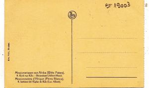 BF19003 missionarissen van afrika lac albert congo   kilo front/back image