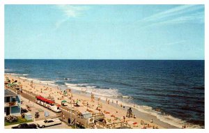 Postcard BEACH SCENE Ocean City Maryland MD AQ0461