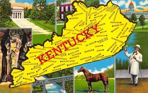 KY USA Map Unused 