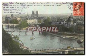 Old Postcard Paris Panorama of the City
