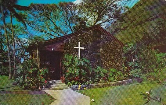 Hawaii Honolulu Waioli Chapel Waioli Tea Room Hippostcard