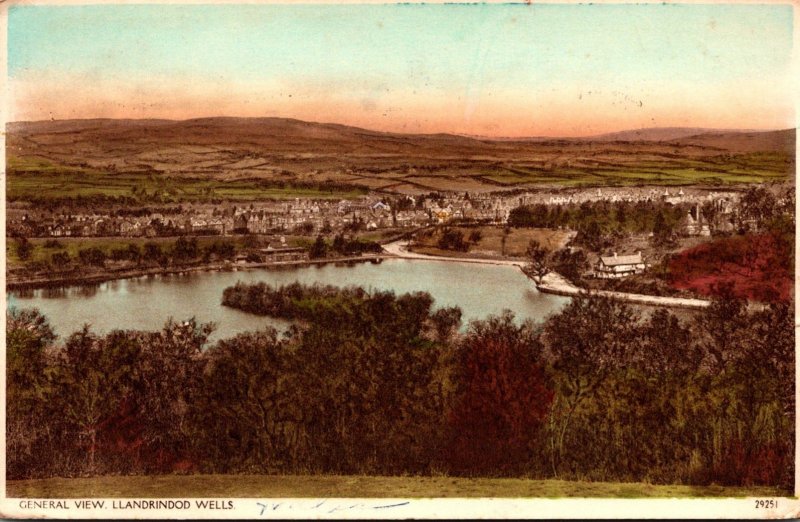 England Wells Llandrindod General View 1954