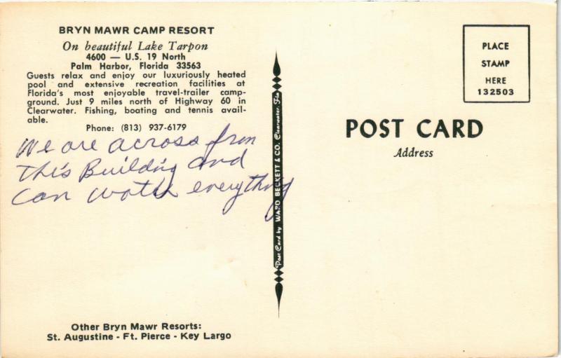 BRYN MAWR CAMP RESORT PALM HARBOR FLORIDA