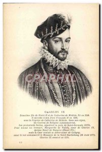 Old Postcard Charles IX