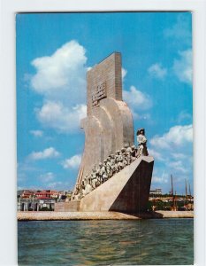 Postcard Monument Commemorating the Discoveries Lisbon Portugal