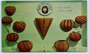 CARSON CITY, NV ~ Ceremonial Baskets DAT SO LA LEE Museum Exhibit 1960s Postcard