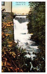 Postcard WATER SCENE Liberty New York NY AS9001