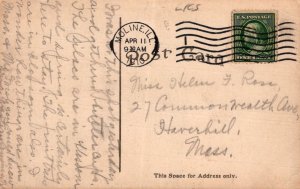 Postcard Cedar River at Ellis Park Cedar Rapids Iowa IA 1910
