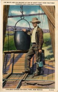 CARLSBAD CAVERN NEW MEXICO JIM WHITE OLD BUCKET